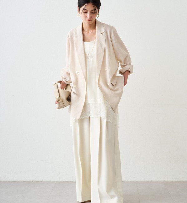  「リネンライクシアージャケット」|ベスト・ジレ|