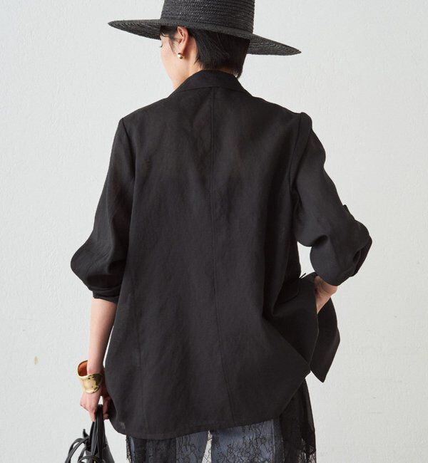  「リネンライクシアージャケット」|ベスト・ジレ|