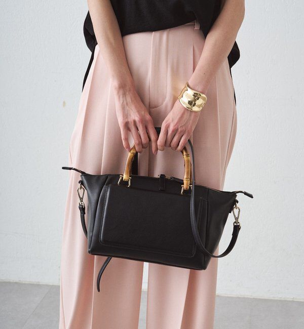  「【GALENA/ガレナ】バンブーハンドルBag」|トートバッグ|