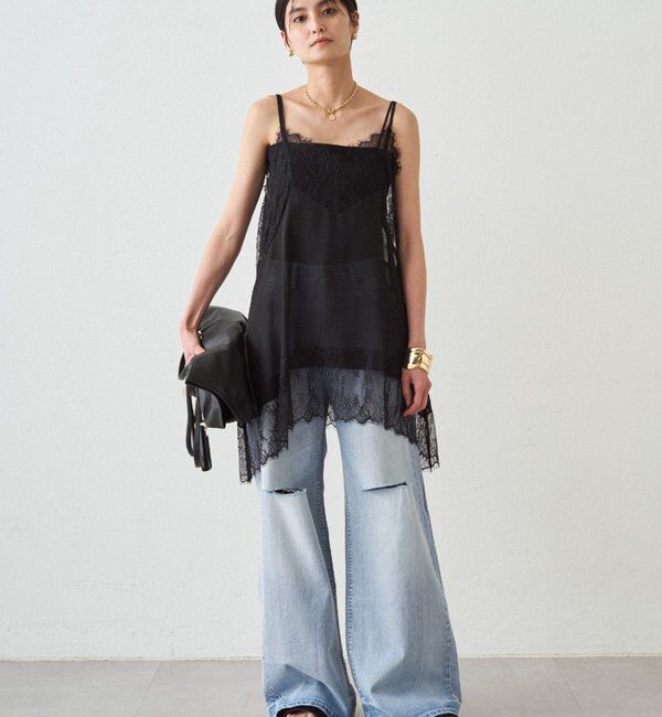  「レースシフォンキャミ」|シャツ・ブラウス|