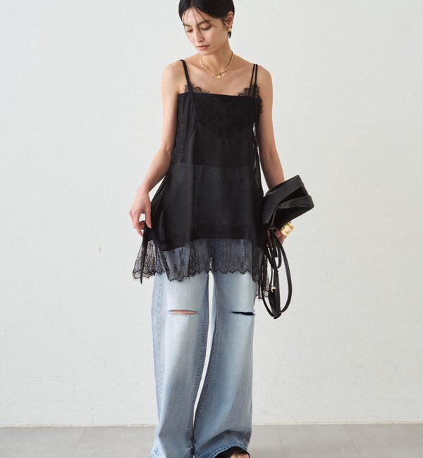  「レースシフォンキャミ」|シャツ・ブラウス|