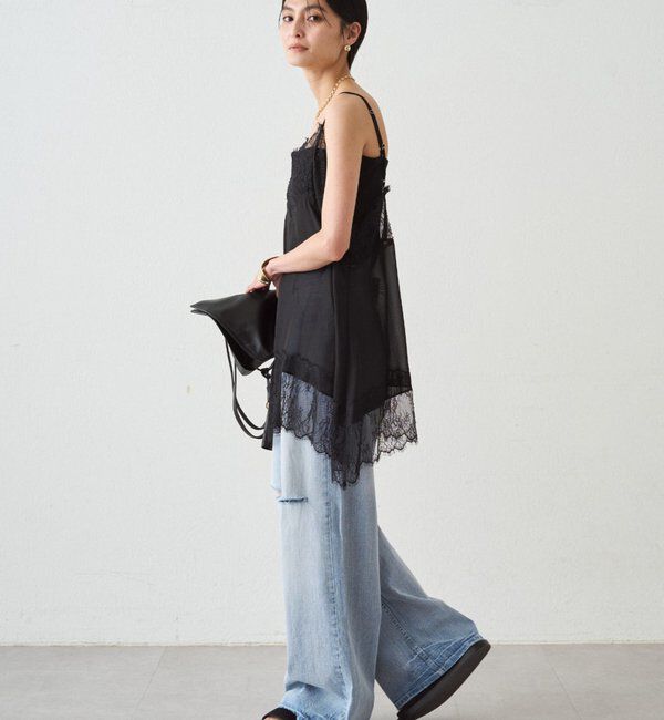  「レースシフォンキャミ」|シャツ・ブラウス|
