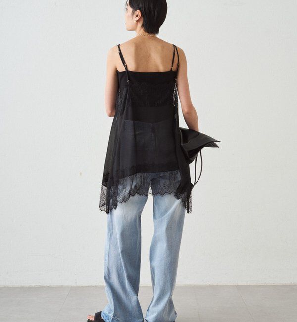  「レースシフォンキャミ」|シャツ・ブラウス|