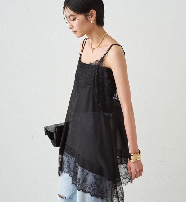  「レースシフォンキャミ」|シャツ・ブラウス|