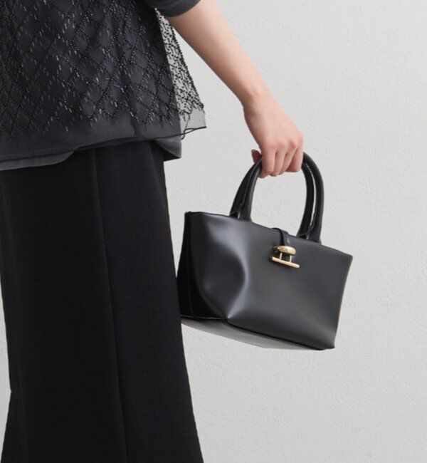  「【GALENA/ガレナ】メタルトグルミニトートBag」|トートバッグ|ブラック