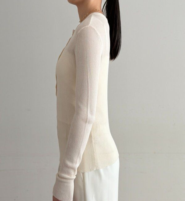  「シアーリブヘンリーニット」|ニット・セーター|