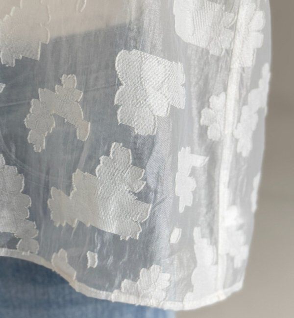  「シアージャガードパフブラウス」|シャツ・ブラウス|