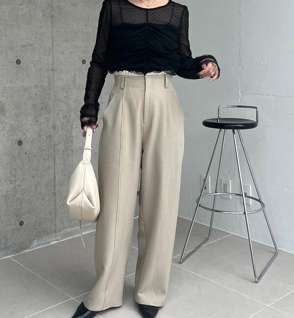  「【人気のため再販！セレモニーにも◎】フロッキードットブラウス」|シャツ・ブラウス|