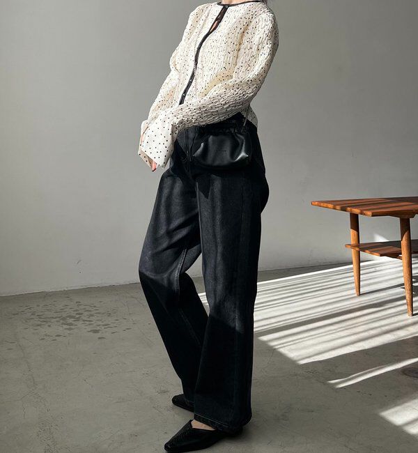  「ドットシャーリングブラウス」|シャツ・ブラウス|