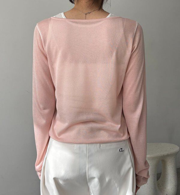  「タンクSETアームラインカーディガン」|カーディガン|