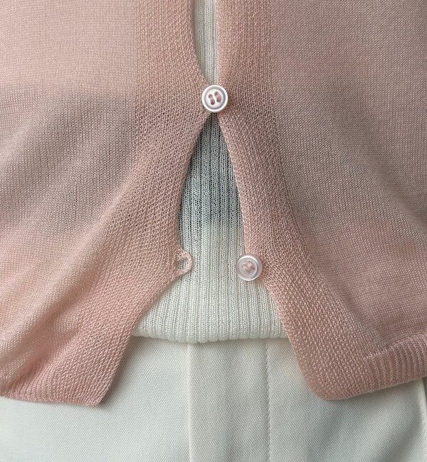  「タンクSETアームラインカーディガン」|カーディガン|