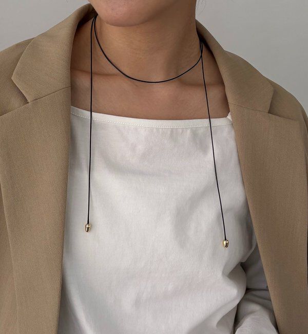  「〈GOLDY/ゴールディ〉ドロップコードチョーカー」|リング|