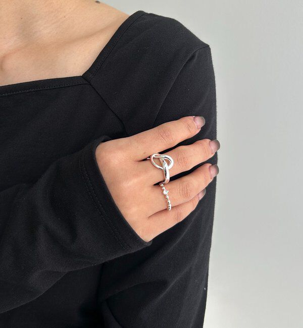  「〈GOLDY/ゴールディ〉ボールチェーン2SETリング」|リング|