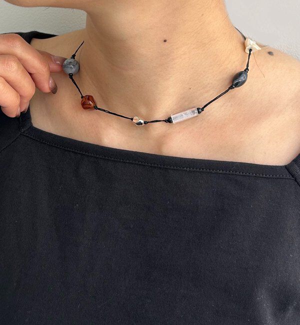  「〈GOLDY/ゴールディ〉マルチストーンネックレス」|リング|