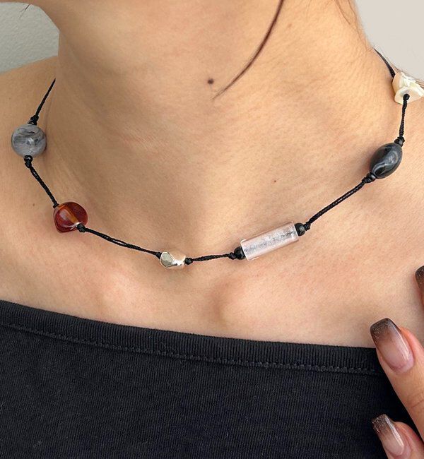  「〈GOLDY/ゴールディ〉マルチストーンネックレス」|リング|