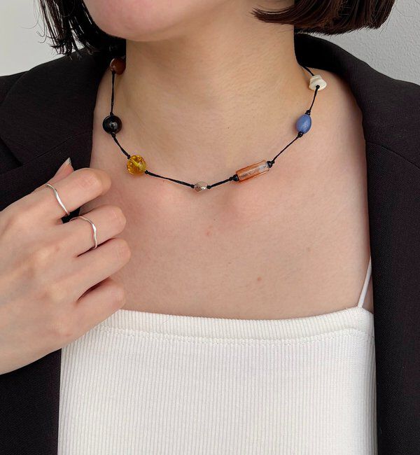  「〈GOLDY/ゴールディ〉マルチストーンネックレス」|リング|