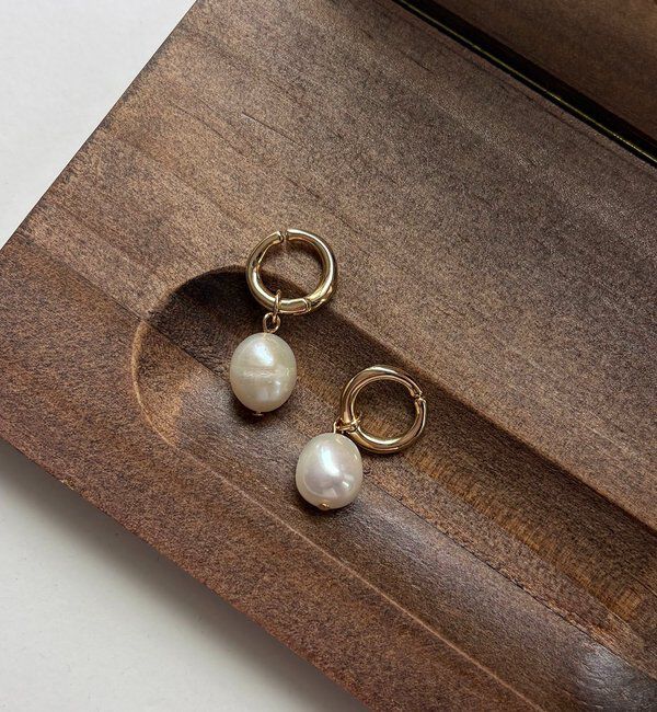  「〈GOLDY/ゴールディ〉淡水パールマルチWAYイヤリング」|リング|