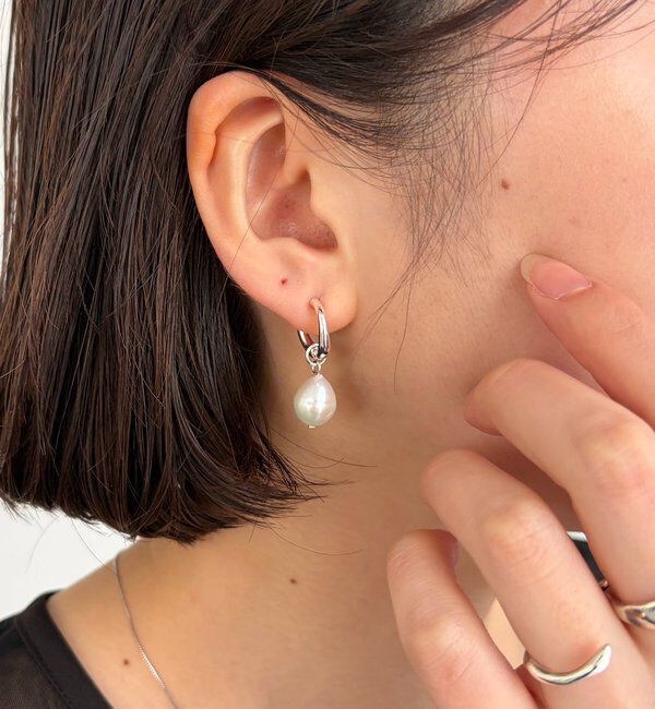  「〈GOLDY/ゴールディ〉淡水パールマルチWAYイヤリング」|リング|