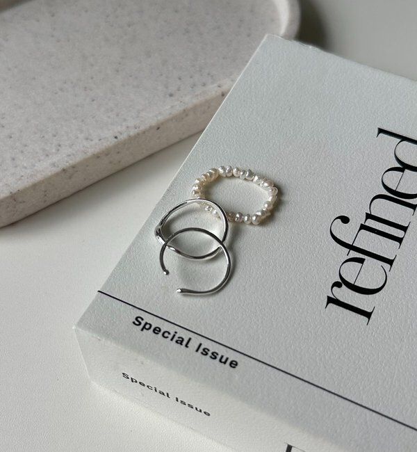  「〈GOLDY/ゴールディ〉淡水パール3SETリング」|リング|