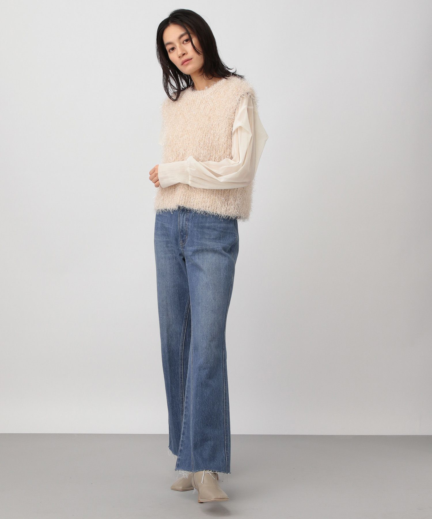 A part by 「チュールパフプルオーバー長袖」|シャツ・ブラウス|