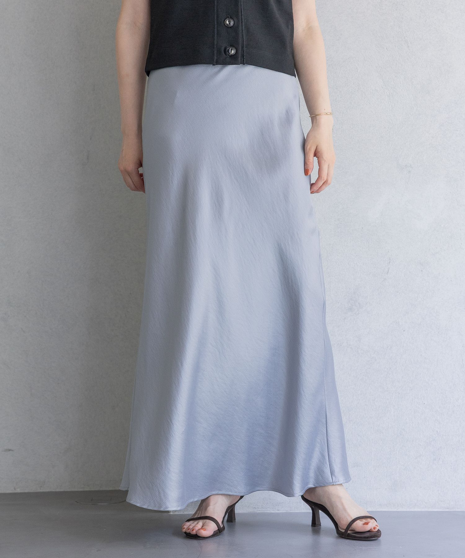 A part by 「ブライトナロースカート」|スカート|ライトブルー２