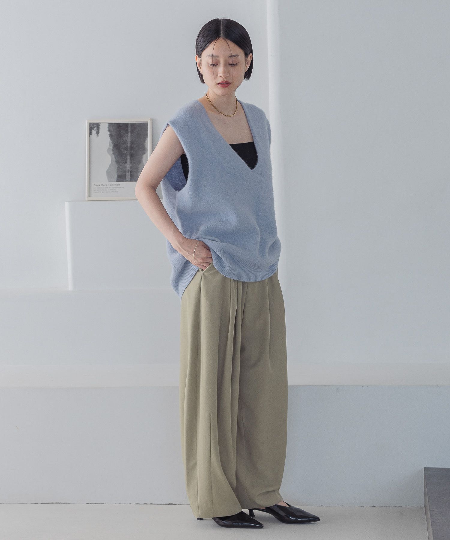 A part by 「スラックスコクーンボリュームパンツ」|スラックス|