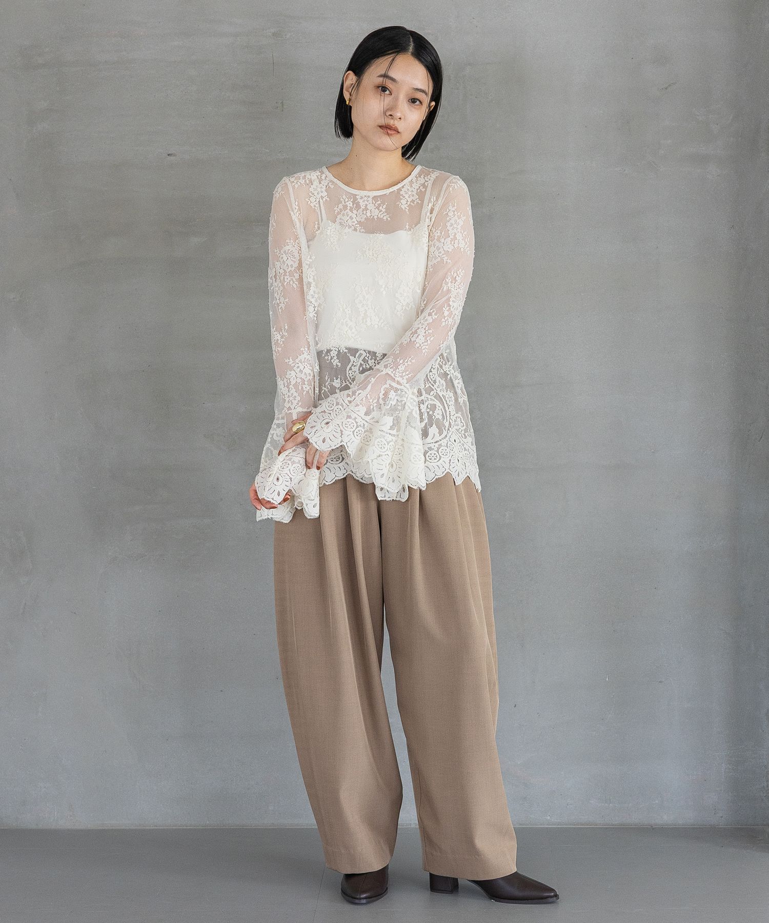 A part by 「スラックスコクーンボリュームパンツ」|スラックス|