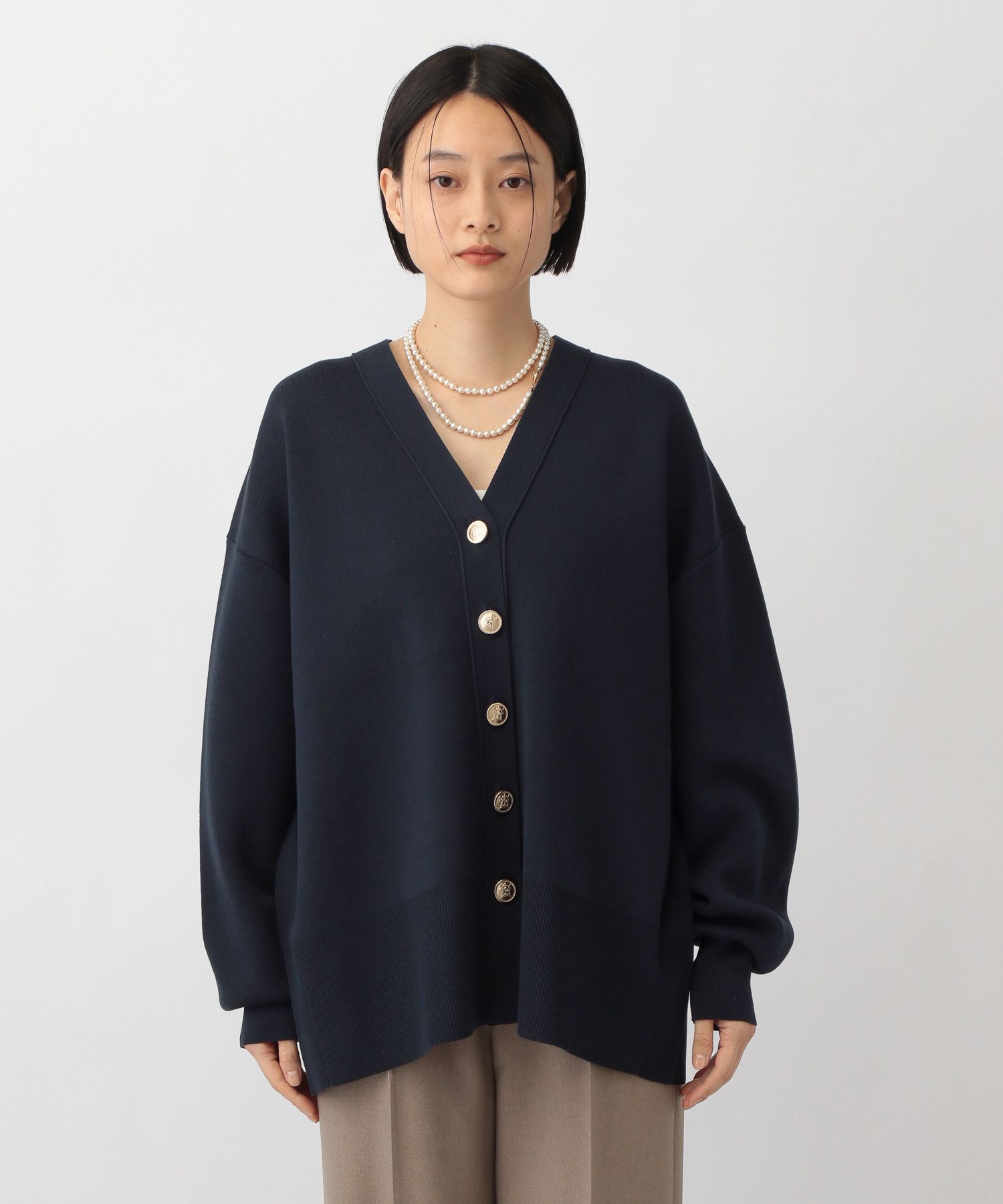 A part by 「【新色追加】スポンディッシュVカーディガン」|ニット・セーター|