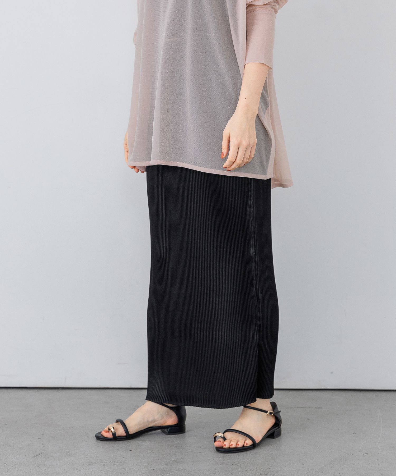 A part by 「【新色追加】プリーツイージータイトスカート2」|スカート|