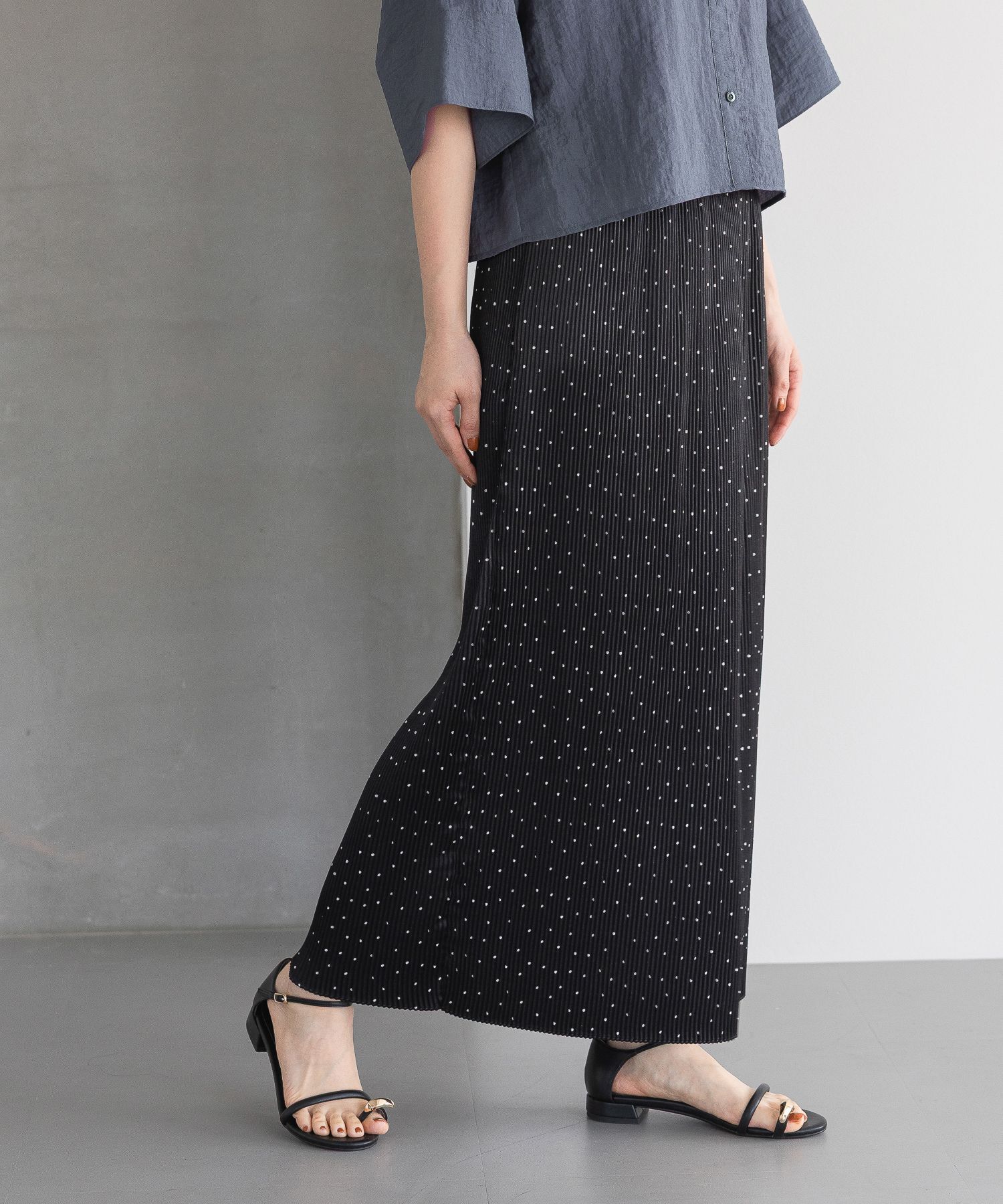 A part by 「【新色追加】プリーツイージータイトスカート2」|スカート|ドット