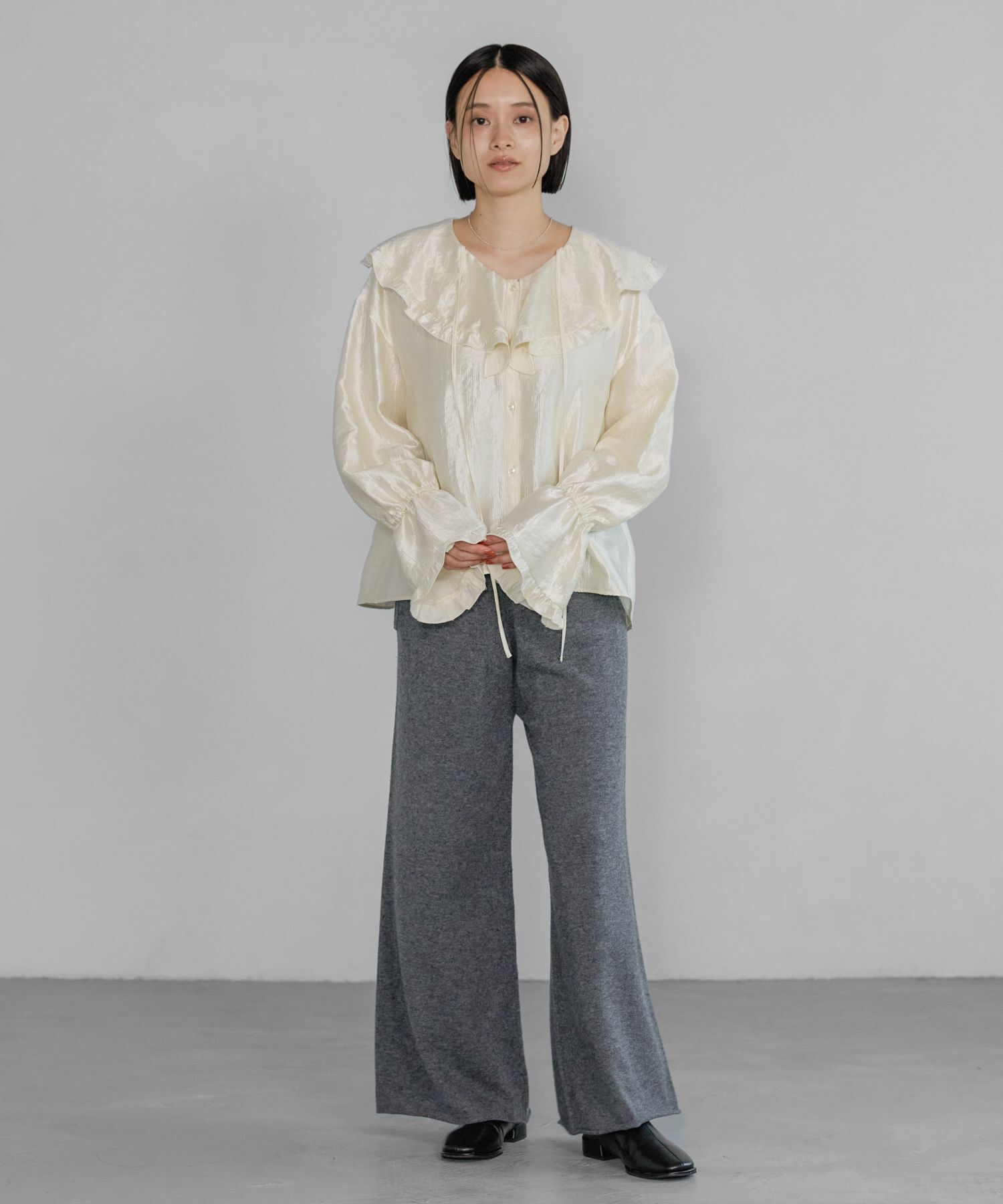 A part by 「ビックカラーラッフルブラウス」|シャツ・ブラウス|