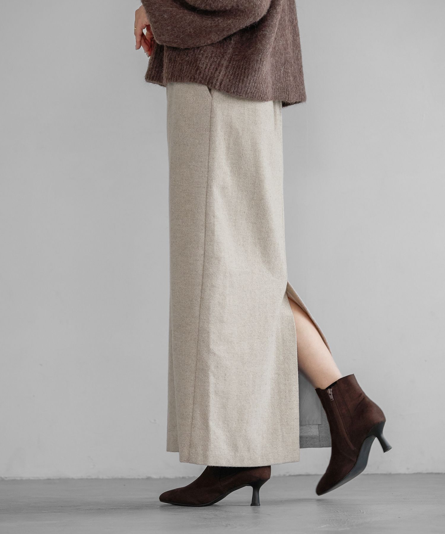A part by 「シモーネラメツイードスカート」|スカート|