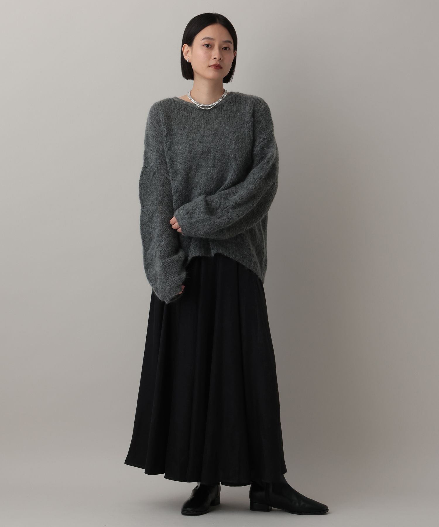 A part by 「ハクプリントキリカエフレアスカート」|スカート|