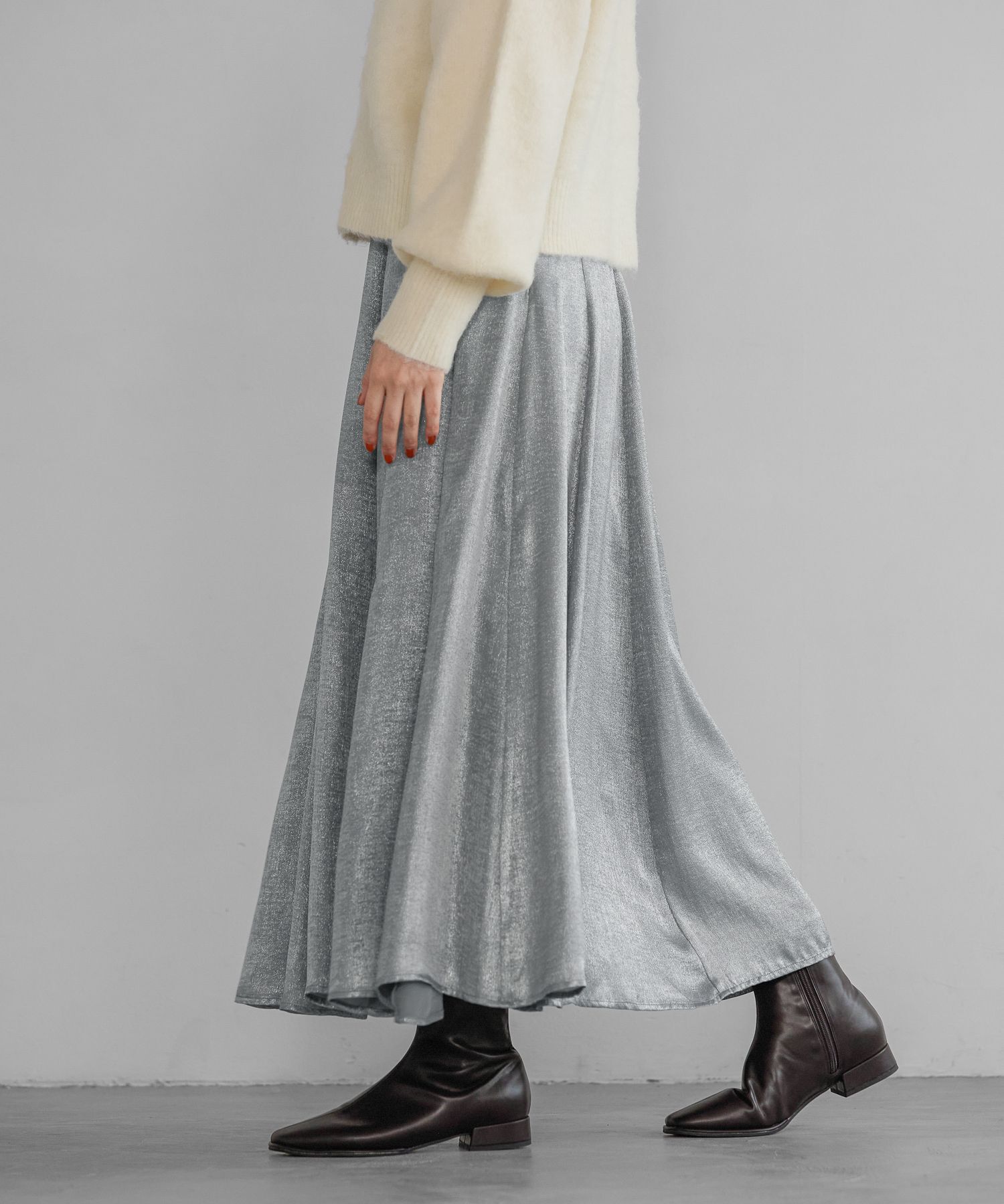 A part by 「ハクプリントキリカエフレアスカート」|スカート|