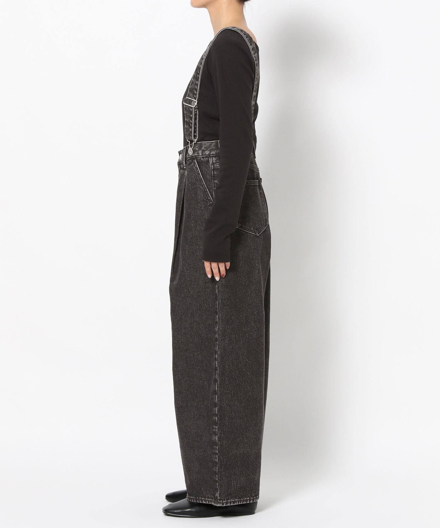 LOWRYS FARM「ＣＯＮＥサスツキカーブデニム」|デニム|