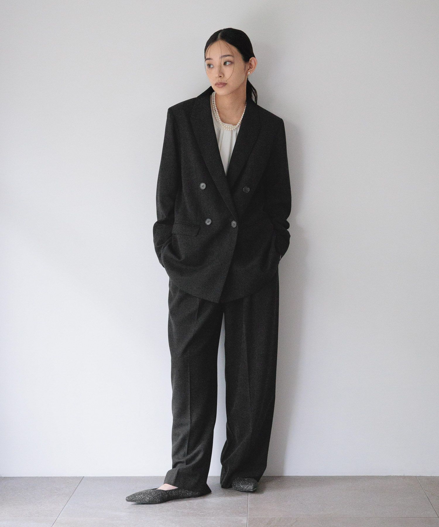  「【入卒／セレモニー】ワイドパンツ」|スラックス|