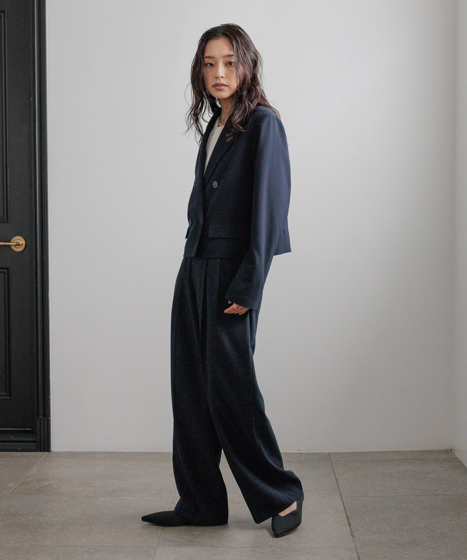  「【入卒／セレモニー】ワイドパンツ」|スラックス|