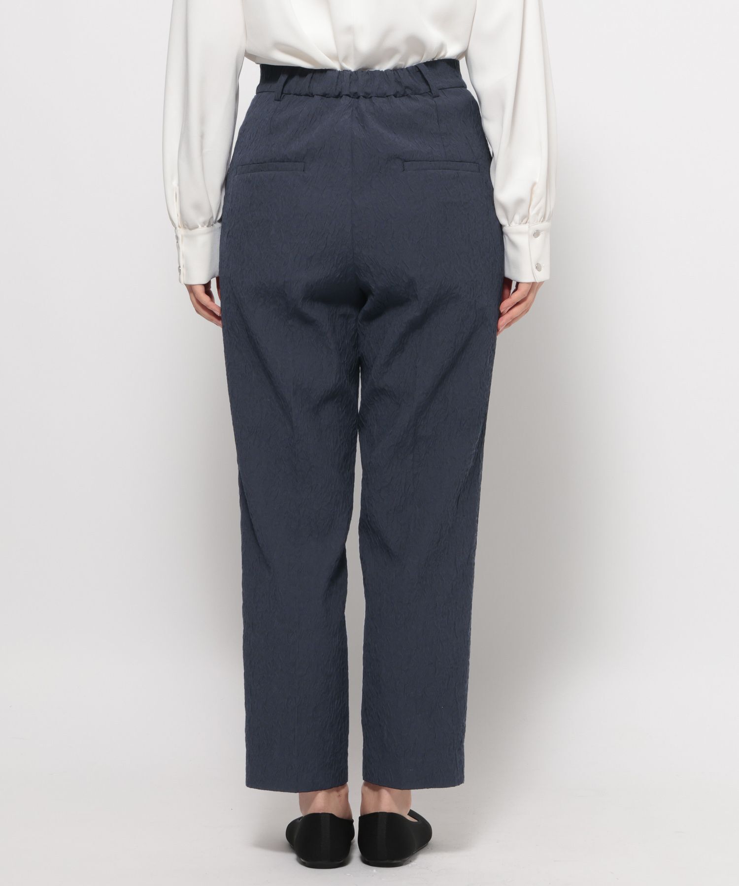  「【入卒／セレモニー】ジャガードテーパードパンツ」|スラックス|