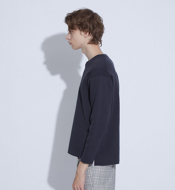 ABAHOUSE「ミラノリブ スムース プルオーバー ニット」|ニット・セーター|