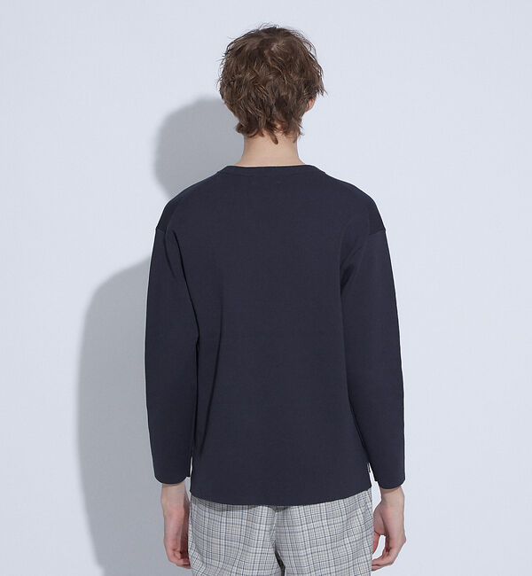 ABAHOUSE「ミラノリブ スムース プルオーバー ニット」|ニット・セーター|