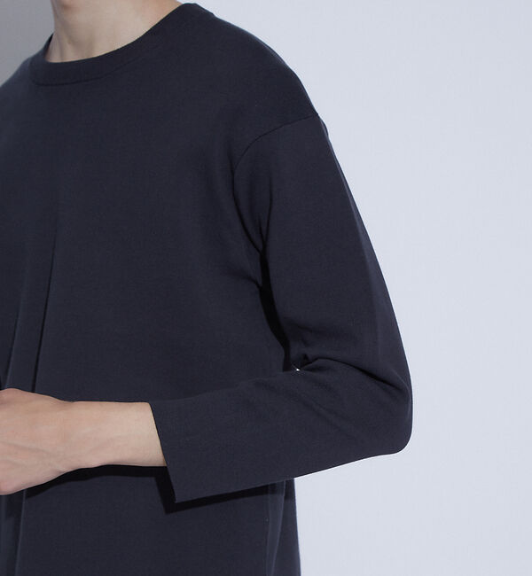 ABAHOUSE「ミラノリブ スムース プルオーバー ニット」|ニット・セーター|