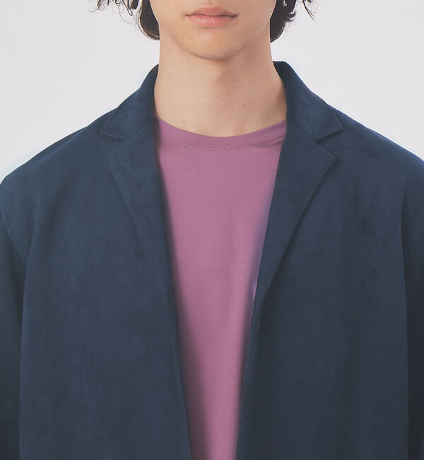 ABAHOUSE「【セットアップ対応】ネオ スエード ボタンレス  カーディガン ジャケット」|その他|