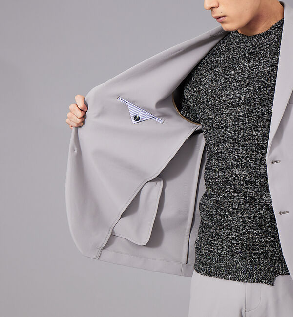 ABAHOUSE「【セットアップ対応/FLEX JACKET】マルチストレッチ ピケ セオアルファ」|その他|