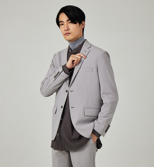 ABAHOUSE「【セットアップ対応/FLEX JACKET】マルチストレッチ ピケ セオアルファ」|その他|