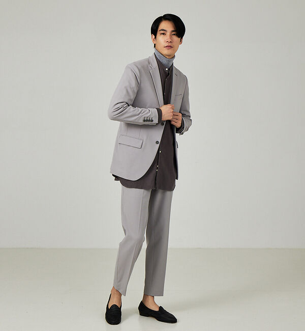 ABAHOUSE「【セットアップ対応/FLEX JACKET】マルチストレッチ ピケ セオアルファ」|その他|