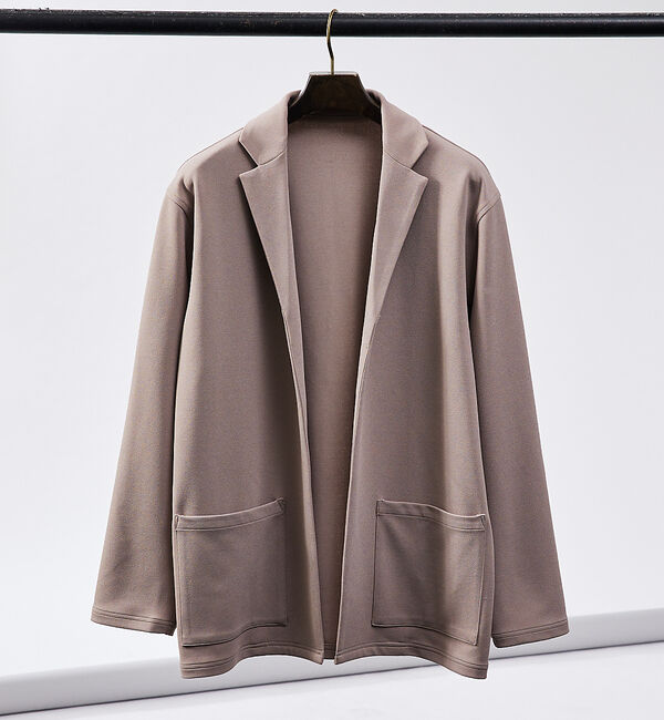 ABAHOUSE「【セットアップ対応】ハイストレッチ ジョーゼット カーディガン/ジャケット」|カーディガン|