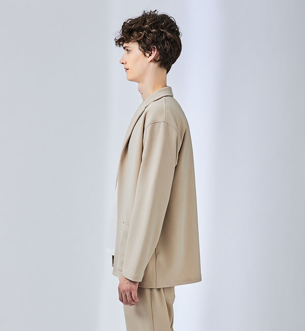 ABAHOUSE「【セットアップ対応】ハイストレッチ ジョーゼット カーディガン/ジャケット」|カーディガン|