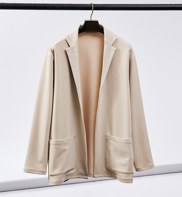 ABAHOUSE「【セットアップ対応】ハイストレッチ ジョーゼット カーディガン/ジャケット」|カーディガン|