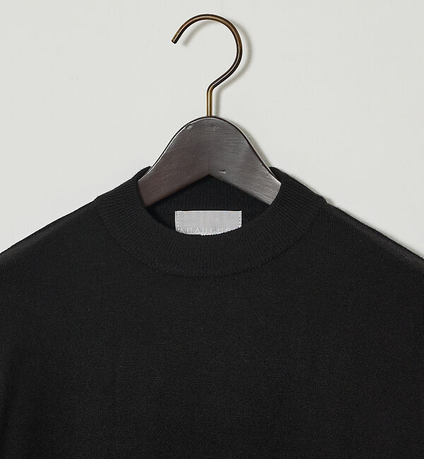 ABAHOUSE「【カシミヤタッチ】ハイゲージ モックネック ニット」|ニット・セーター|