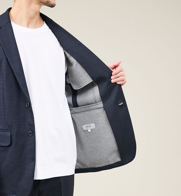 ABAHOUSE「【新型/上下2点セット】ポンチ セットアップ/スーツ ジャケット＆スラックス」|スーツ|